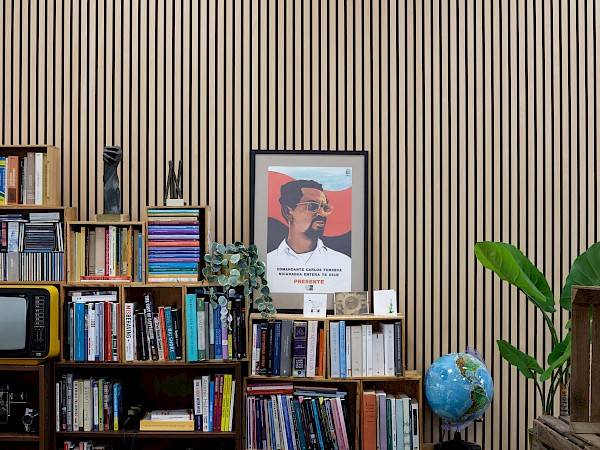 Akoestische latten panelen